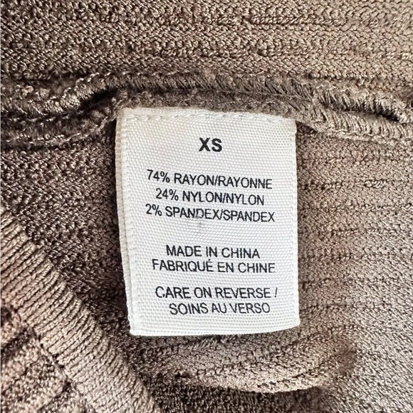 NWT Ronny Kobo Megan Rib Knit Cutout  Midi Bodycon Dress  Stretch  XS Sa… - Picture 9 of 14